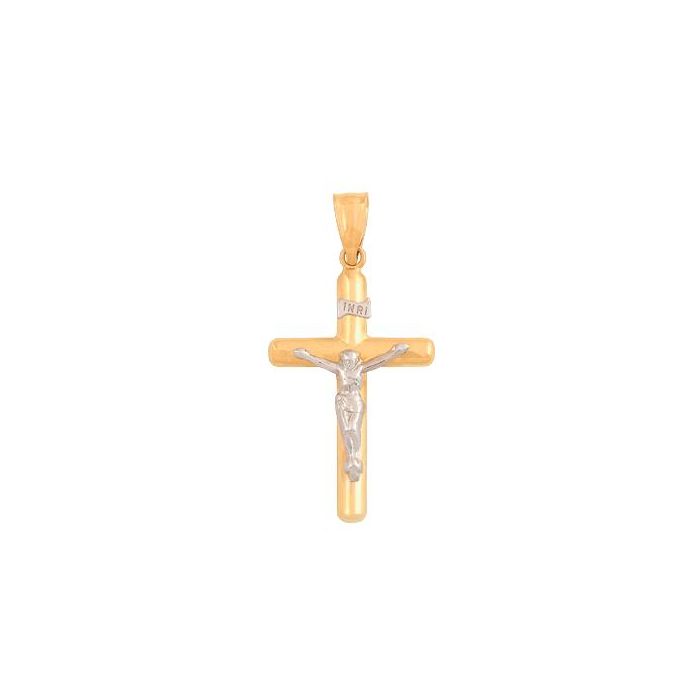 Złoty krzyżyk z Jezusem Chrystusem REN-17142