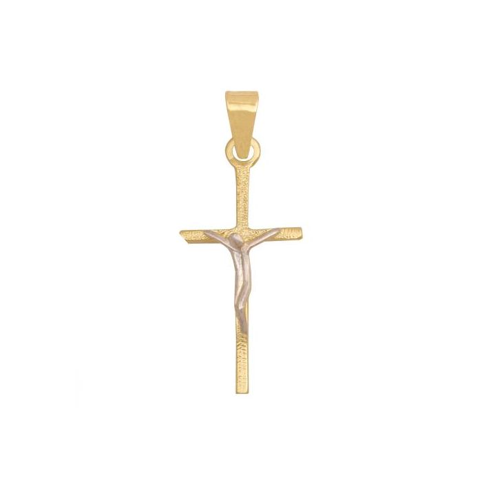 Złoty krzyżyk z Jezusem Chrystusem REN-20340