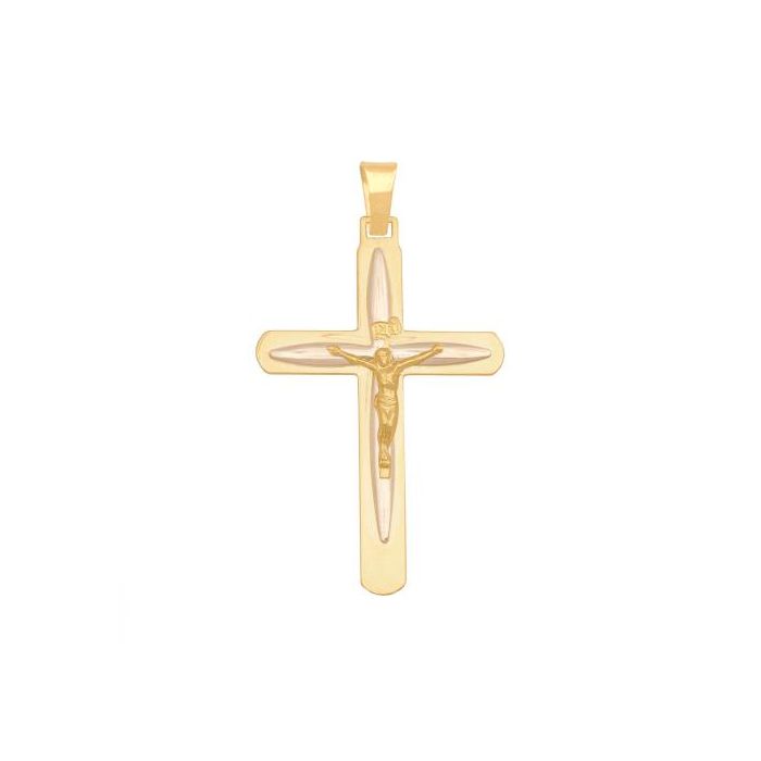 Złoty krzyżyk z Jezusem Chrystusem REN-21522