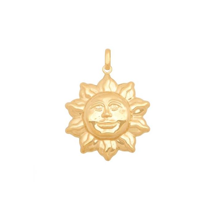 Złota zawieszka Słońce REN-21567
