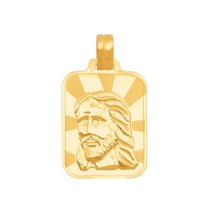 Złoty medalik Jezus Chrystus REN-21571