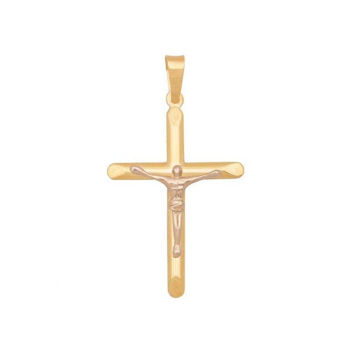 Złoty krzyżyk z Jezusem Chrystusem REN-21599