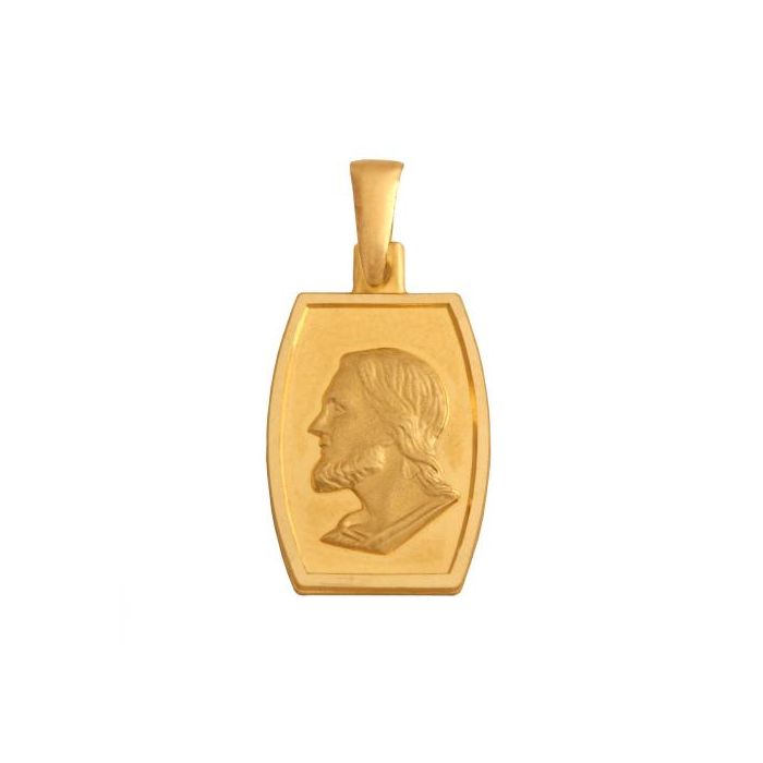 Złoty medalik Jezus Chrystus REN-28814