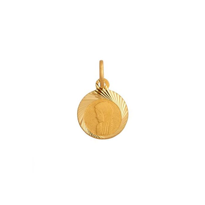 Złoty medalik Matka Boska REN-28900