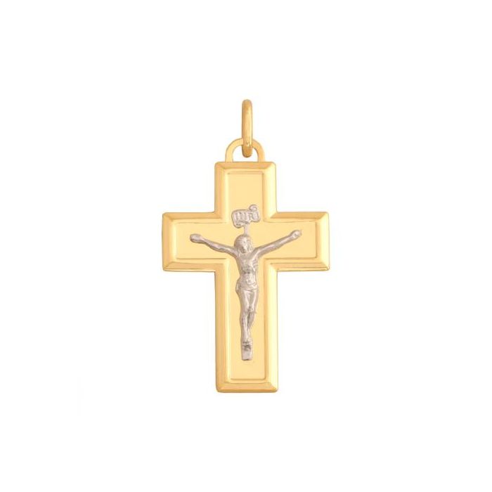 Złoty krzyżyk z Jezusem Chrystusem REN-28970
