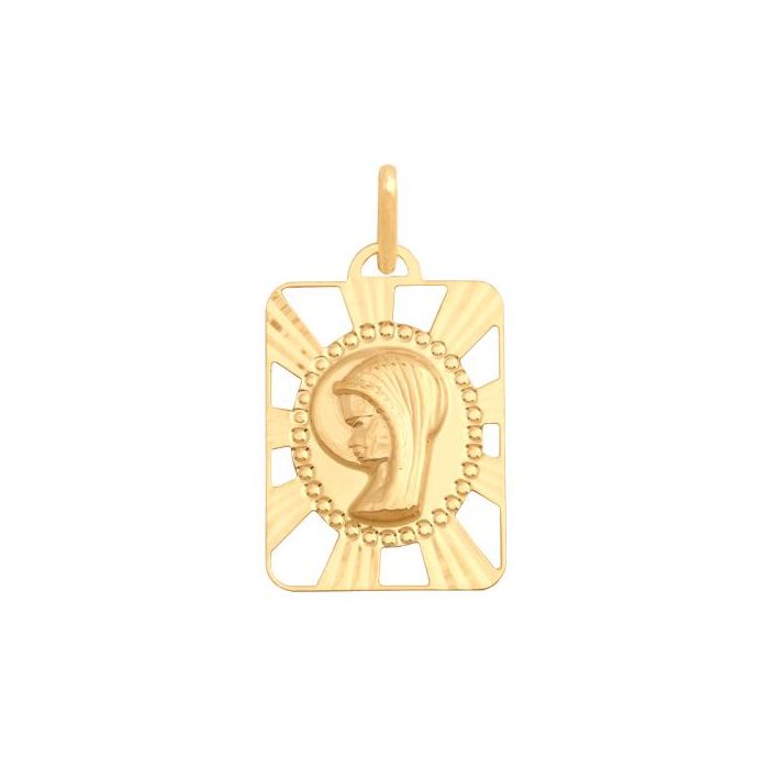 Złoty medalik Matka Boska REN-30604