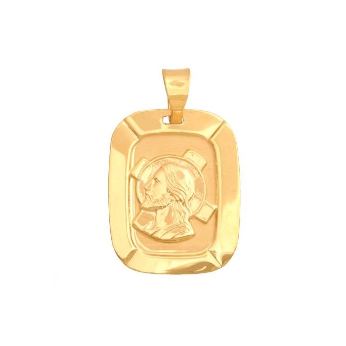 Złoty medalik Jezus Chrystus REN-31165