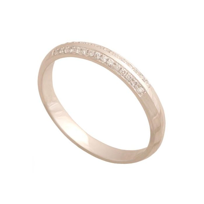 Złoty pierścionek z brylantem REN-35168