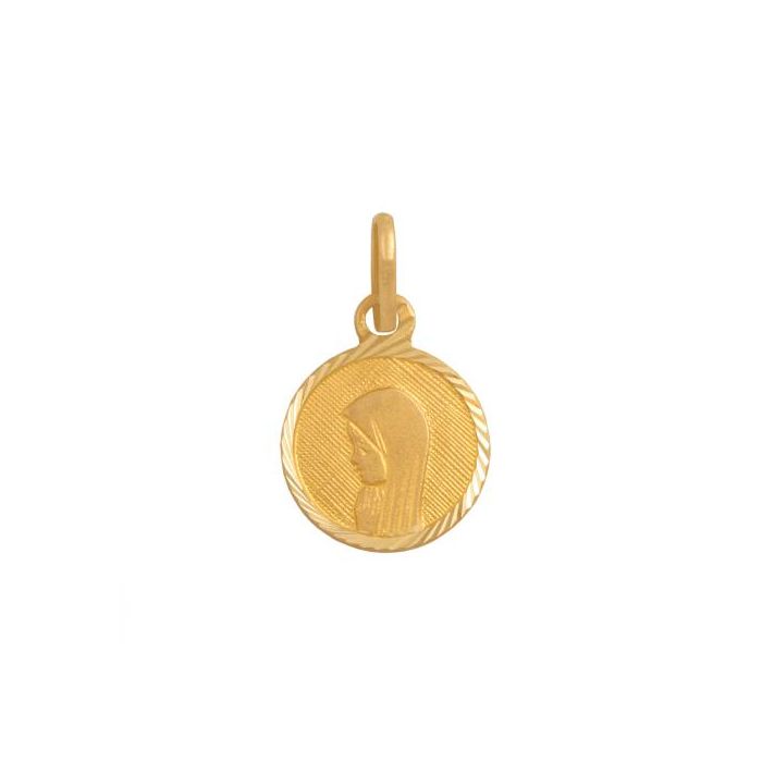 Złoty medalik Matka Boska REN-4037