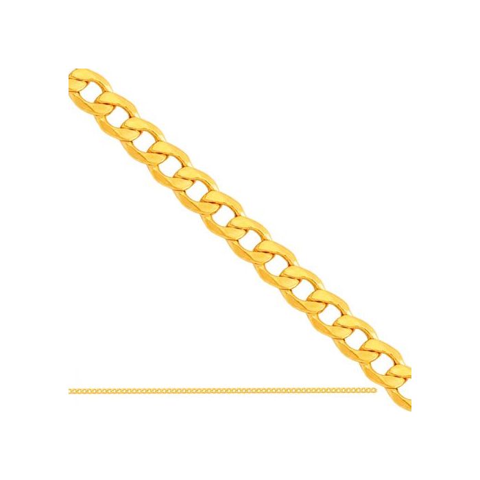 Złoty łańcuszek Pancerka dmuchany REN-41760