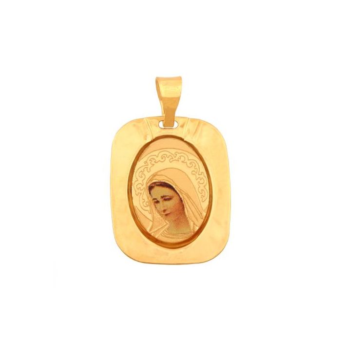 Złoty medalik Matka Boska REN-41791