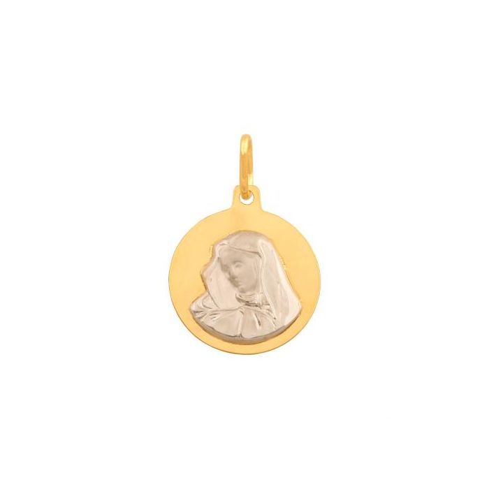 Złoty medalik Matka Boska Bolesna REN-43782