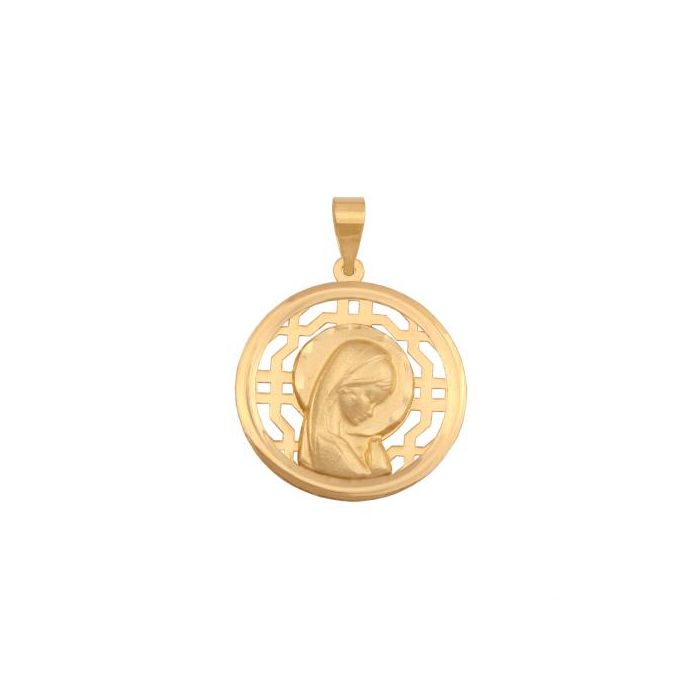 Złoty medalik Matka Boska REN-44483