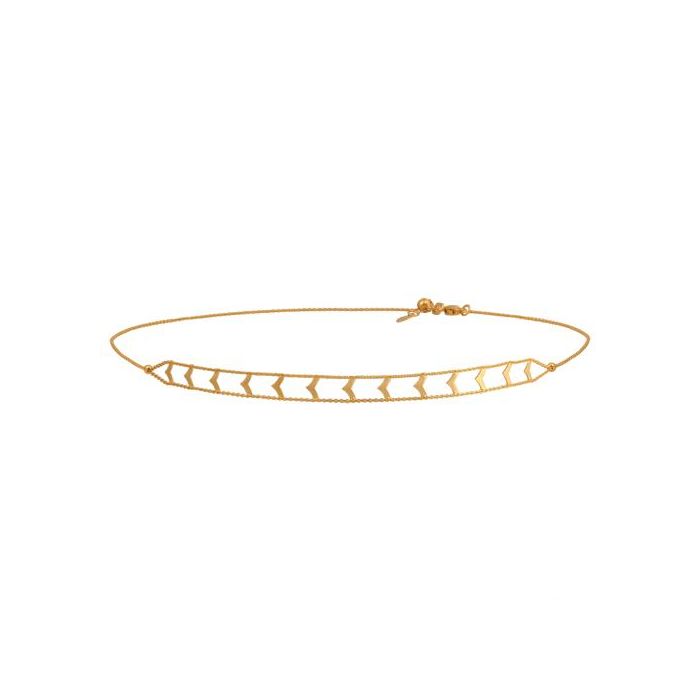 Złoty naszyjnik łańcuszkowy REN-45481