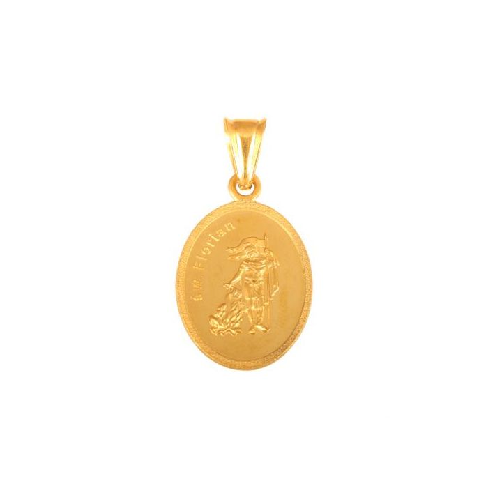 Złoty medalik Święty Florian REN-46775