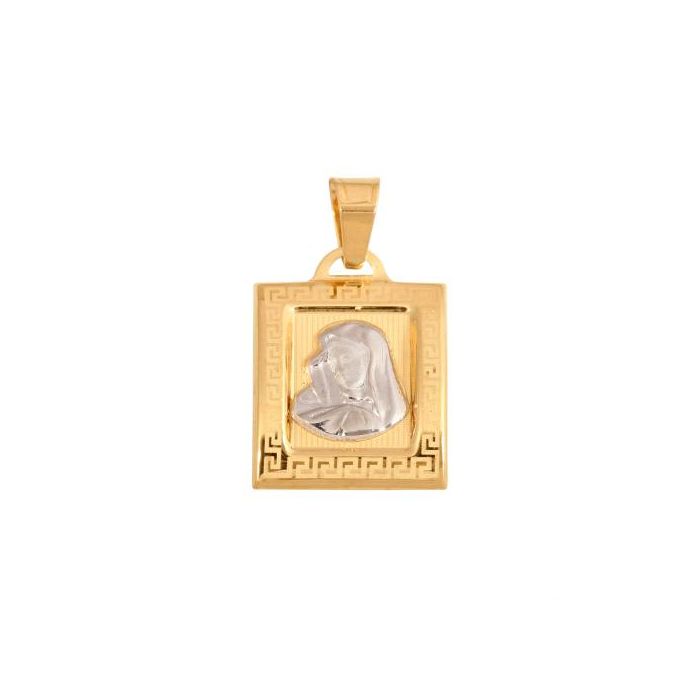 Złoty medalik Matka Boska Bolesna REN-49434