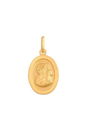 Złoty Medalik Matka Boska Częstochowska REN-41193