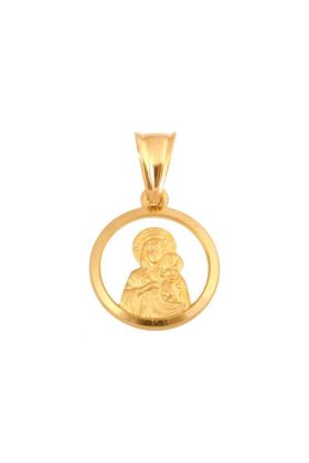 Złoty Medalik Matka Boska Częstochowska REN-48948