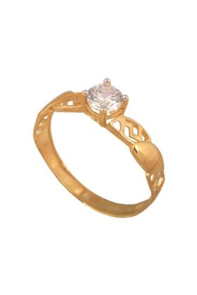Złoty Pierścionek Zaręczynowy Ren-50927