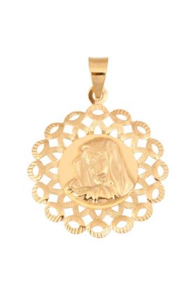 Złoty Medalik Matka Boska REN-51133