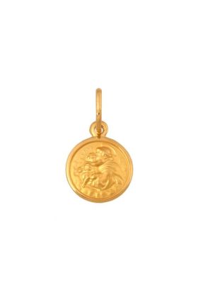 Złoty Medalik Święty Antoni Ren-53092