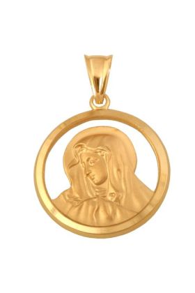 Złoty Medalik Matka Boska REN-53225