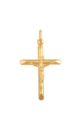 Złote Dewocjonalia Krzyżyk Ren-57355