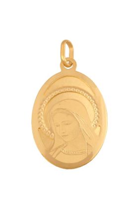 Złoty Medalik Matka Boska REN-58114