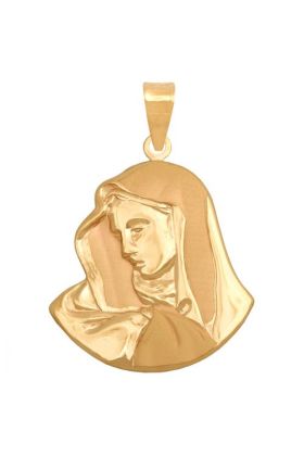 Złoty Medalik Matka Boska REN-21981