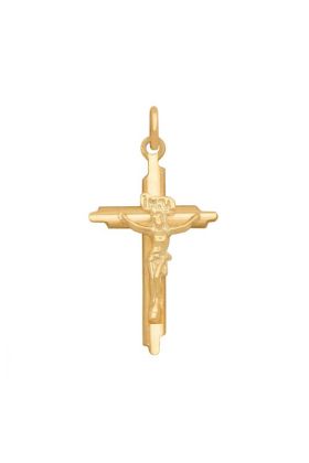 Złoty krzyżyk z Jezusem Chrystusem REN-21600