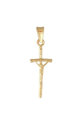 Złoty krzyżyk z Jezusem Chrystusem REN-37293