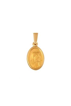 Złoty medalik Rodium 53216