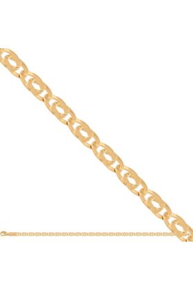 Złoty Łańcuszek Pełny Pernicze Rodium 56174